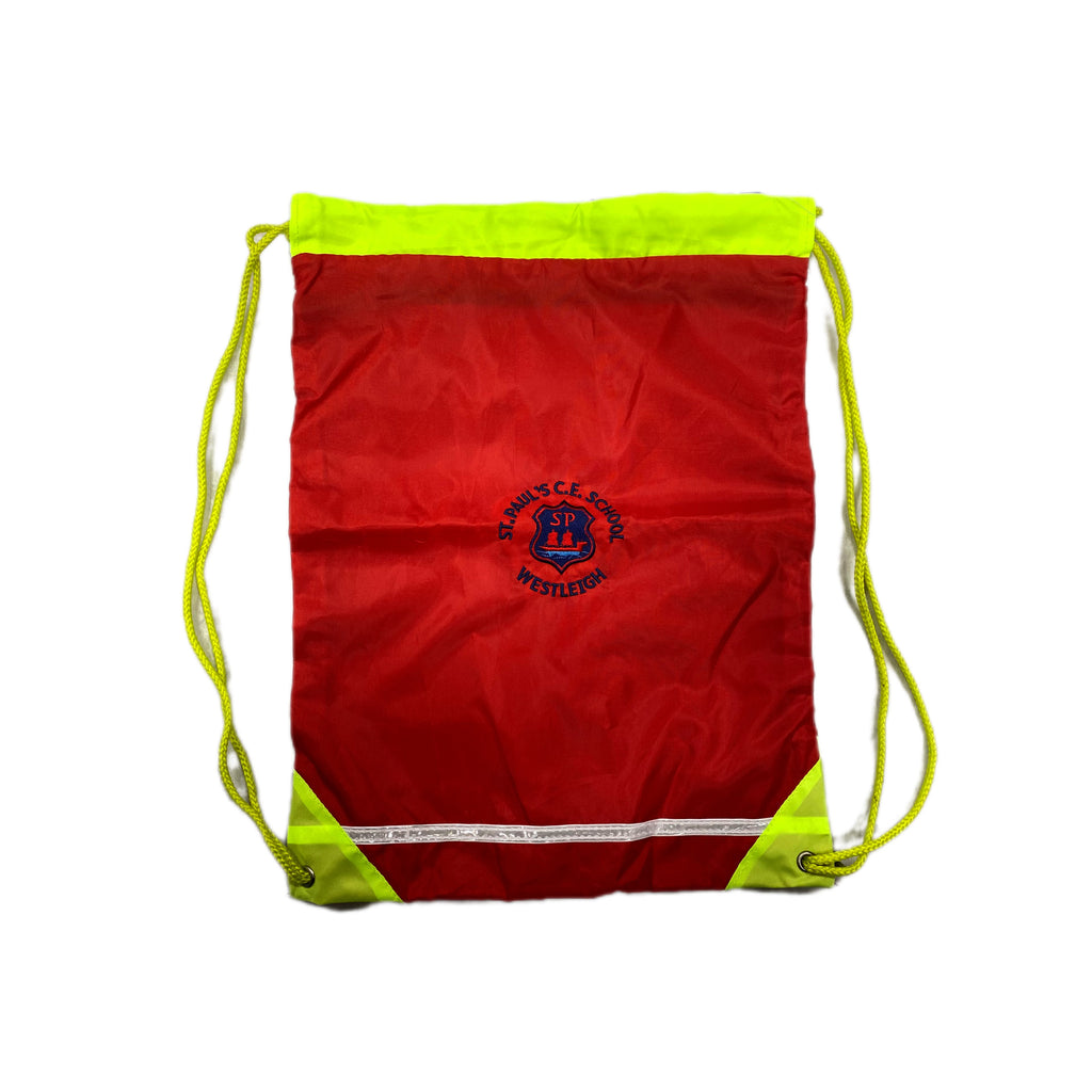 St Pauls Westleigh Hi-Viz P.E. Bag | Rainbow-Uniforms