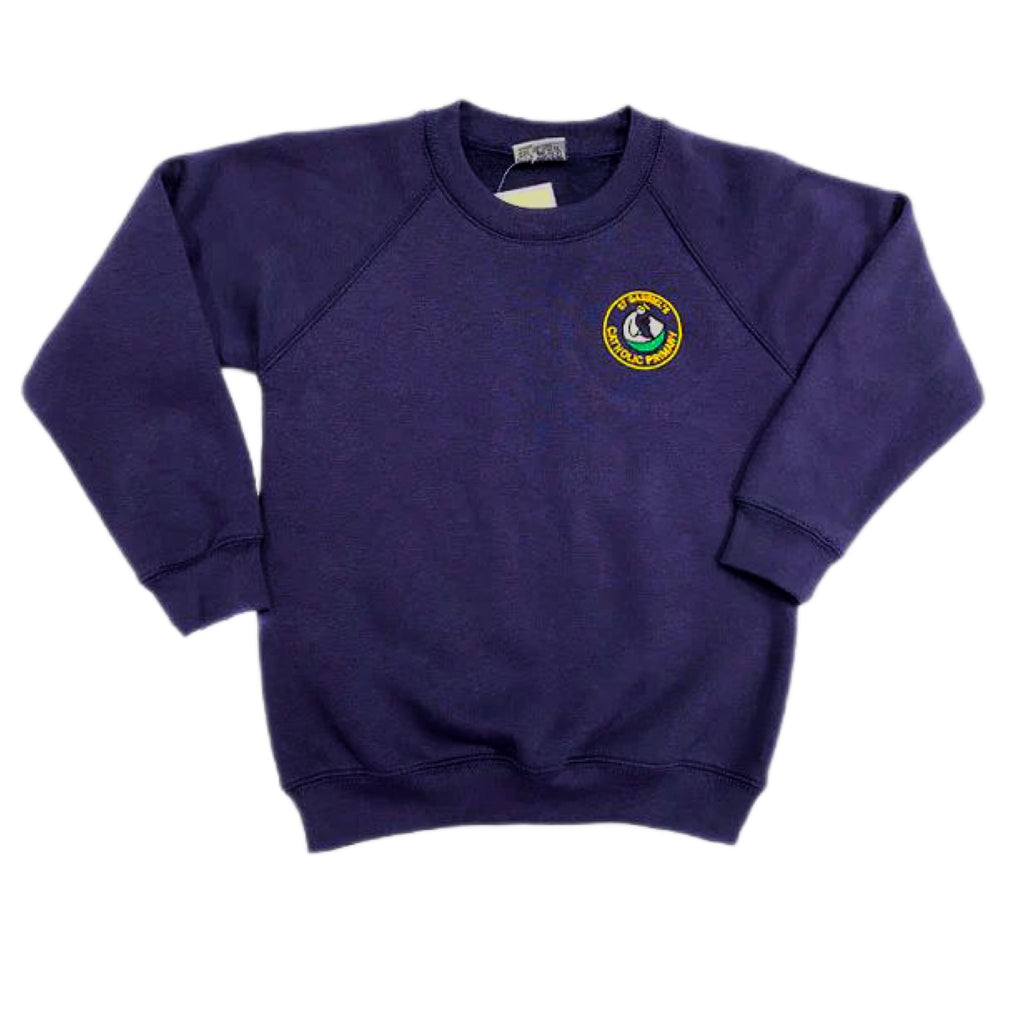 St Gabriels Catholic Primary School Crew Neck Sweatshirt | Rainbow-Uniforms